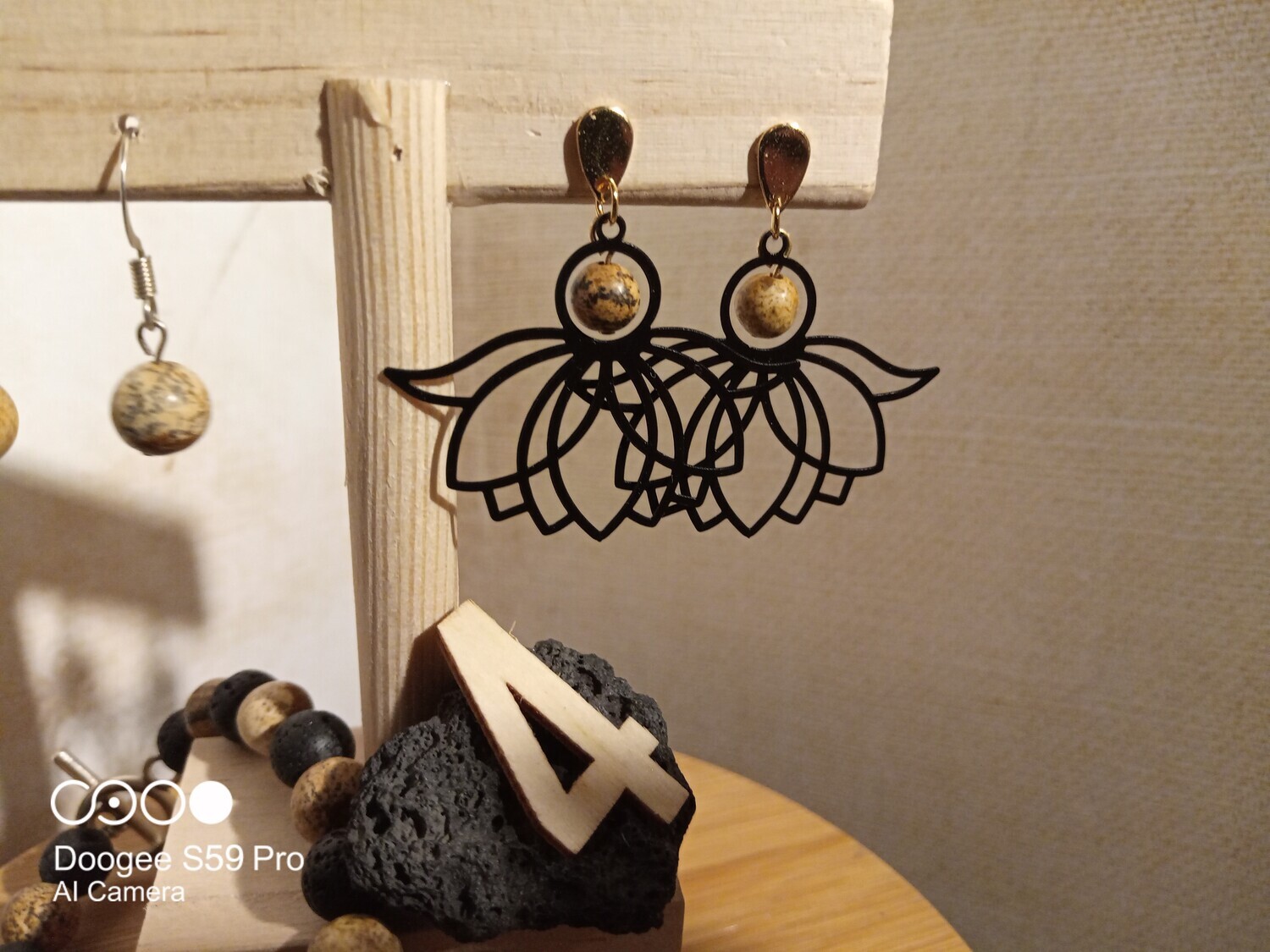 Boucles d&#39;oreilles Lotus