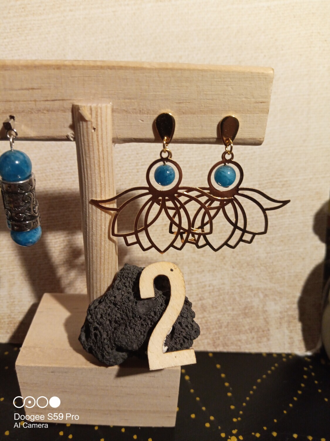 Boucles d&#39;oreilles Lotus