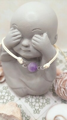 Bracelet en cordon une perle au choix