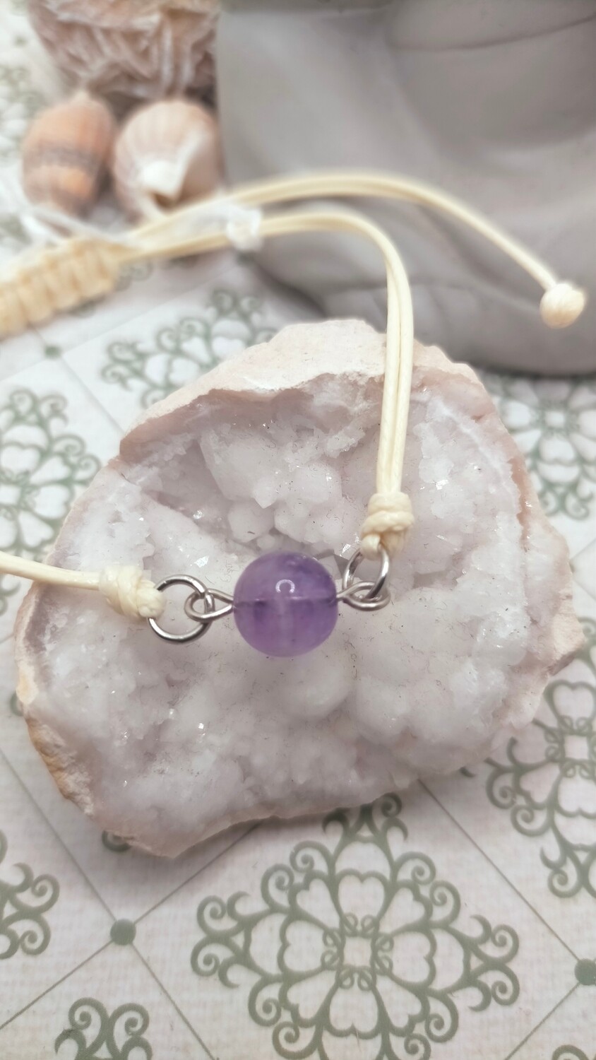 Bracelet en cordon une perle au choix
