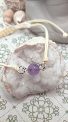 Bracelet en cordon une perle au choix