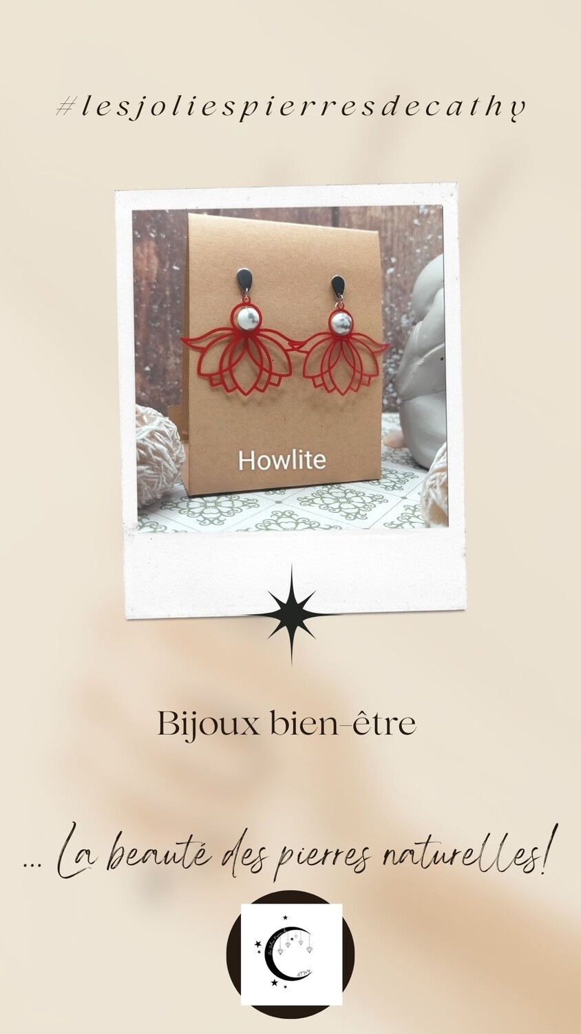 Boucles d&#39;oreilles Lotus