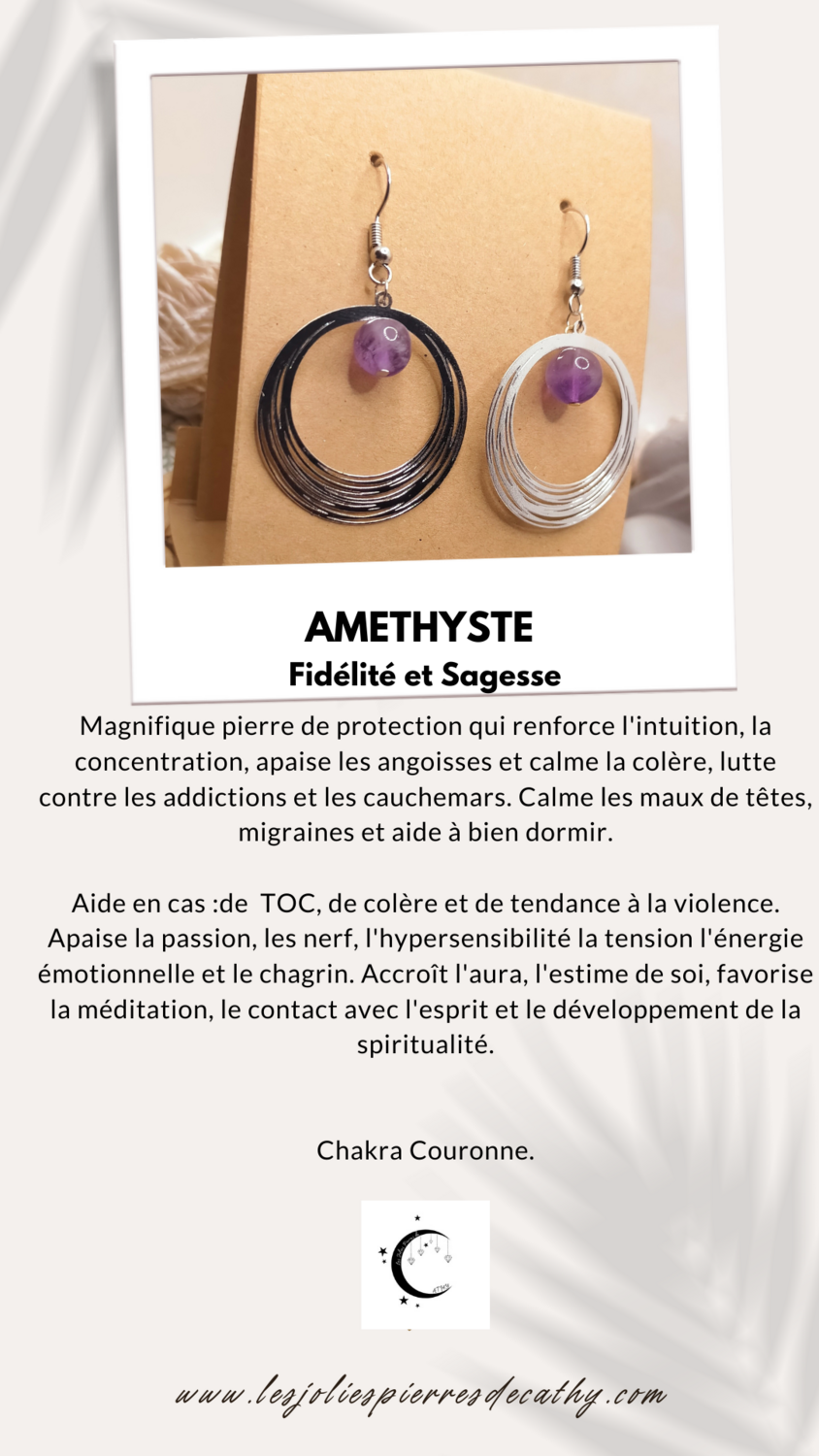 Boucles d&#39;oreilles Mélusine