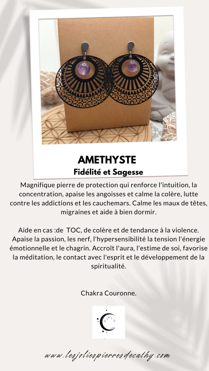 Boucles d&#39;oreilles Amaterasu