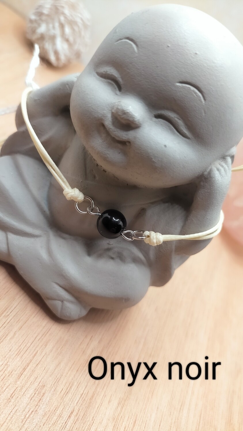 Bracelet en cordon une perle au choix