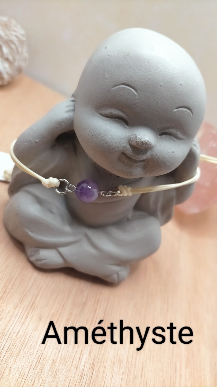 Bracelet en cordon une perle au choix