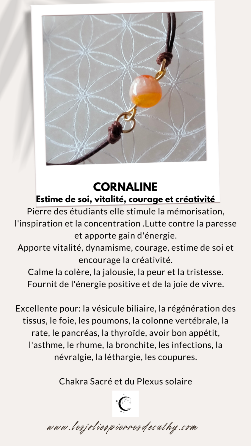 Bracelet en cordon une perle au choix