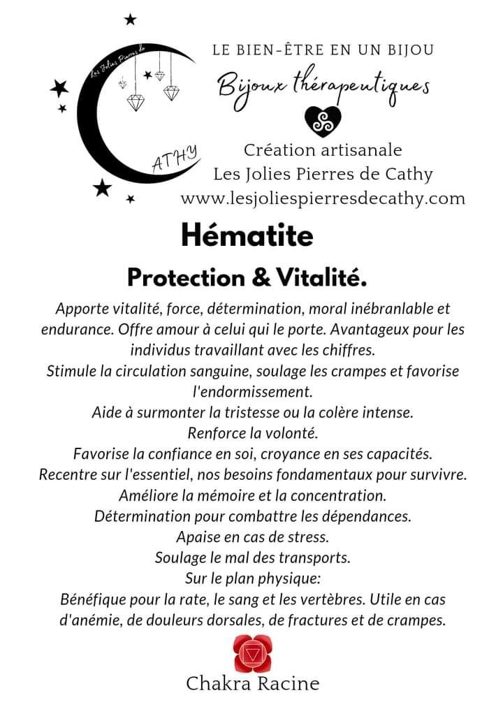 Pierre de lave &amp; Hématite