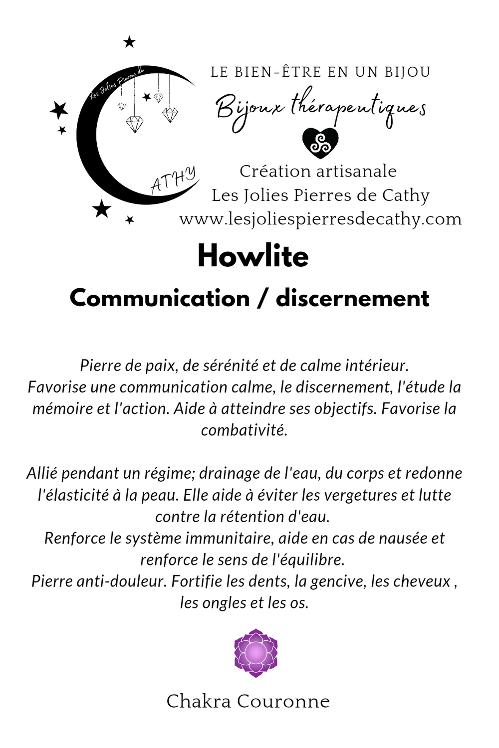 Howlite &amp; Œil du tigre