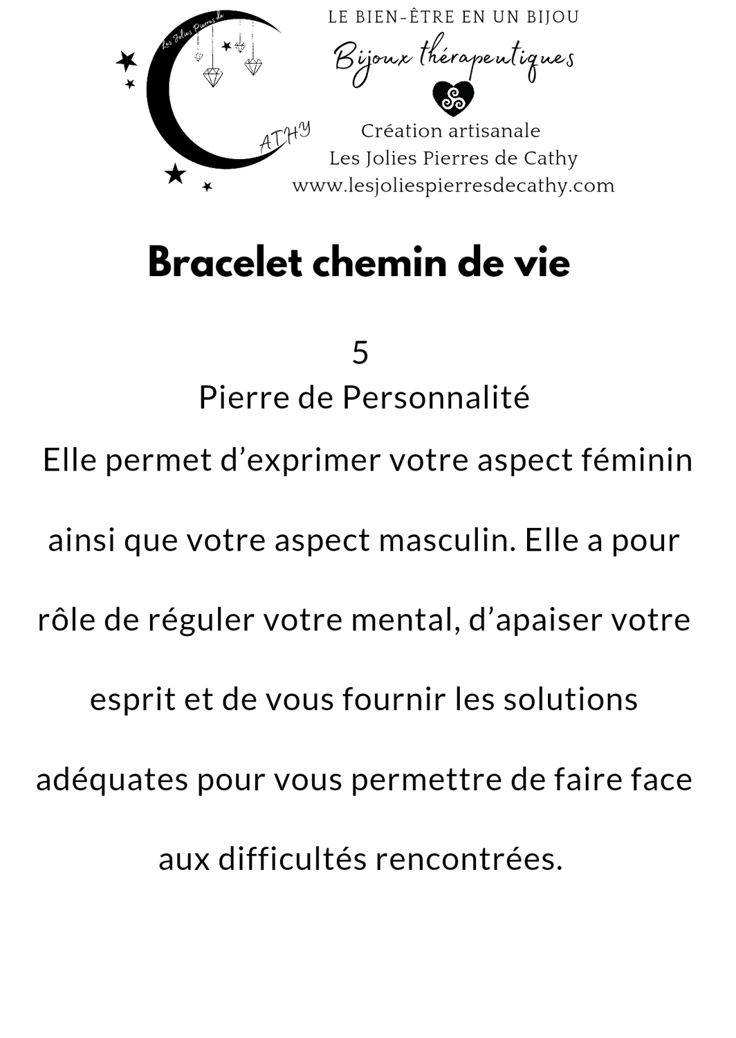 Bracelet Chemin de vie