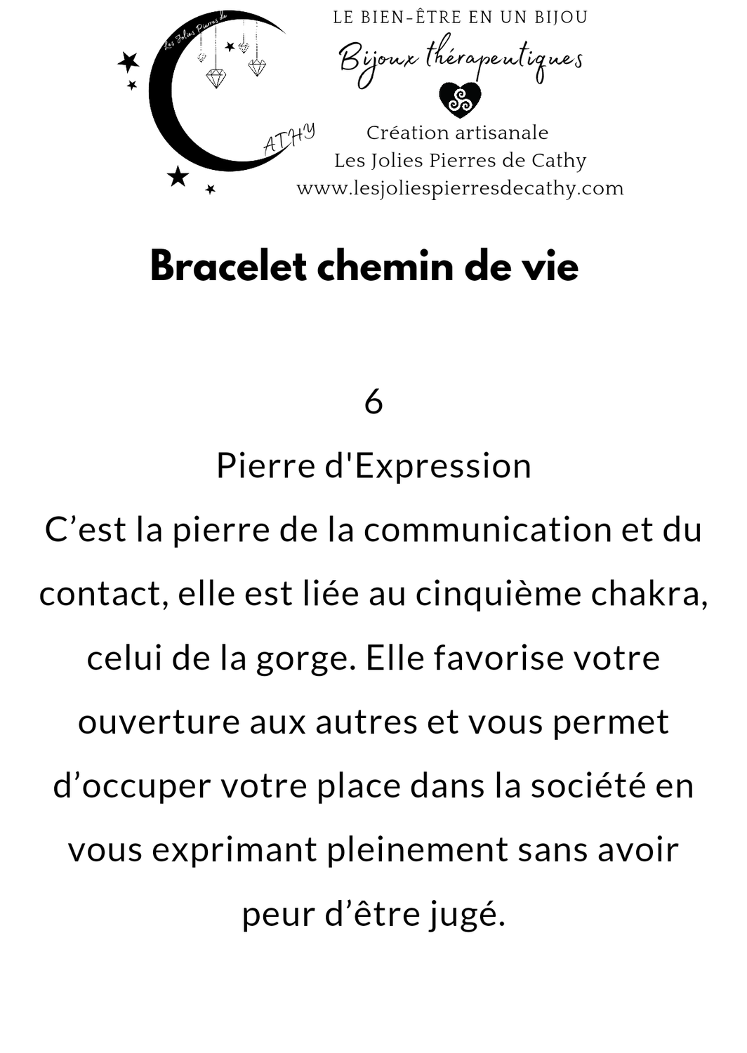 Bracelet Chemin de vie