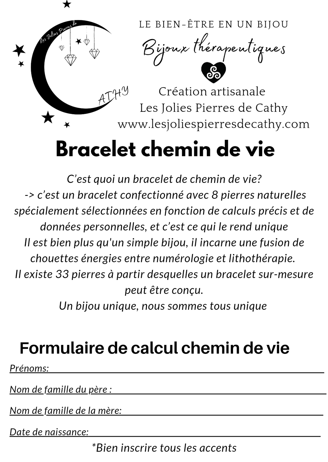 Bracelet Chemin de vie