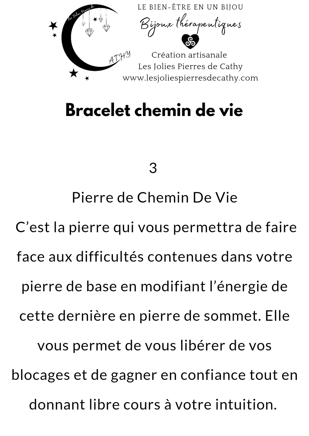 Bracelet Chemin de vie