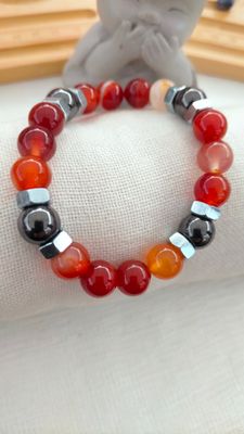 Hématite &amp; Cornaline