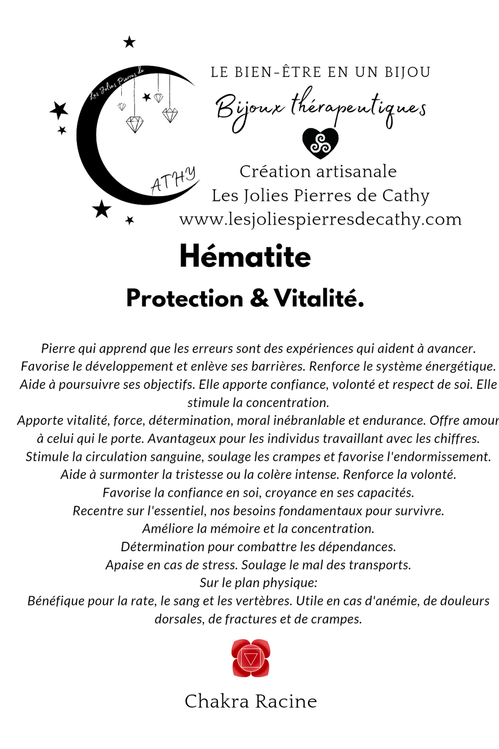 Hématite &amp; Sodalite