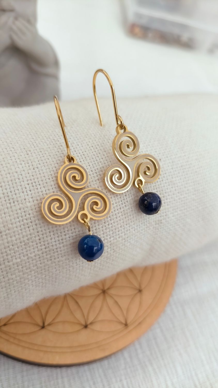 Boucle d&#39;oreille Triskel