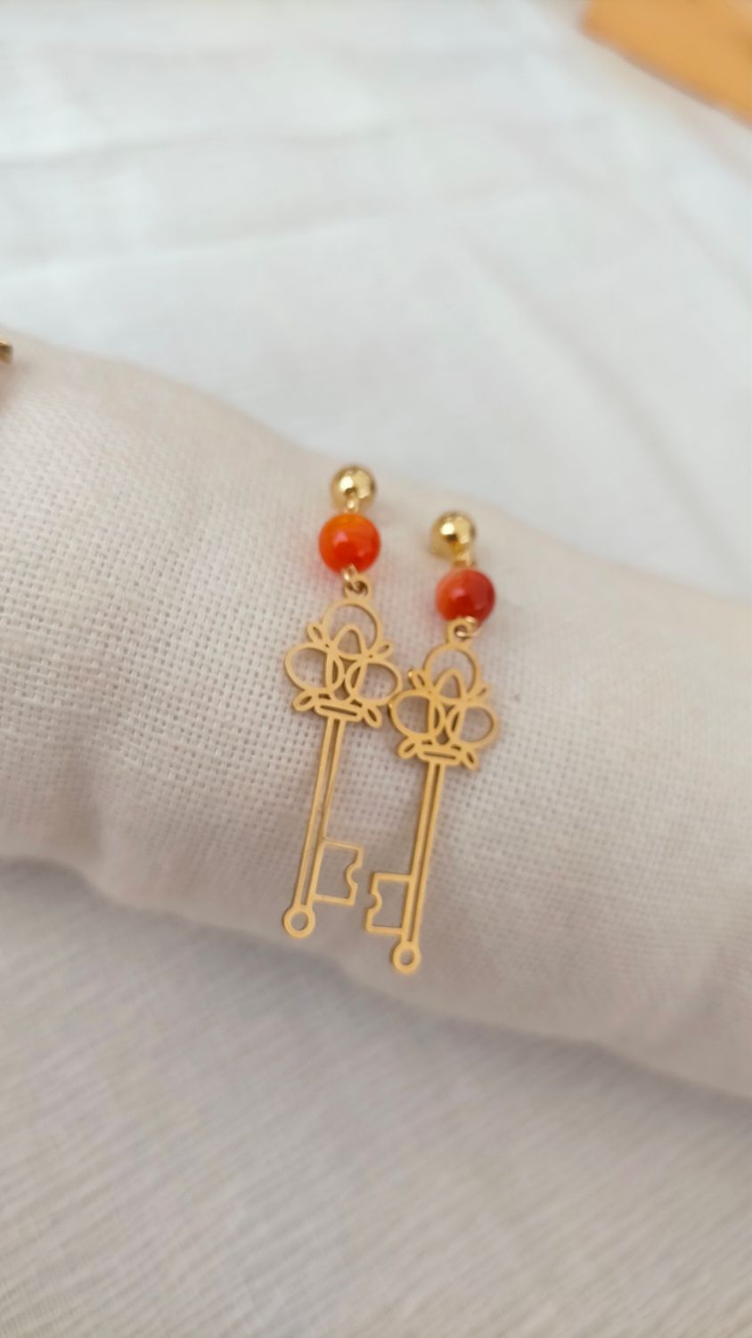 Boucle d&#39;oreille Clef