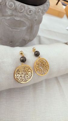 Boucle d'oreille Arbre de vie