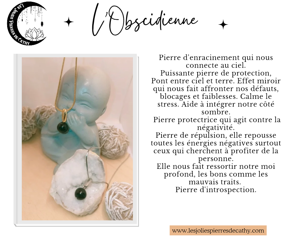 Collier avec pendentif en pierre naturelle