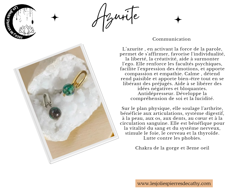 Collier avec pendentif en pierre naturelle