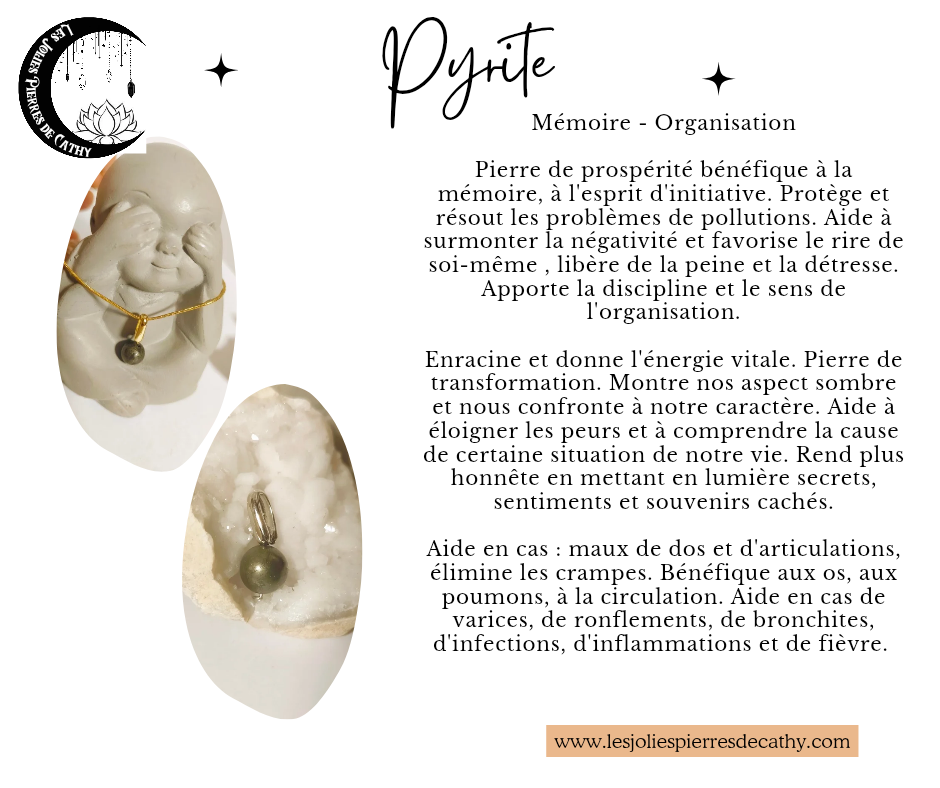 Collier avec pendentif en pierre naturelle