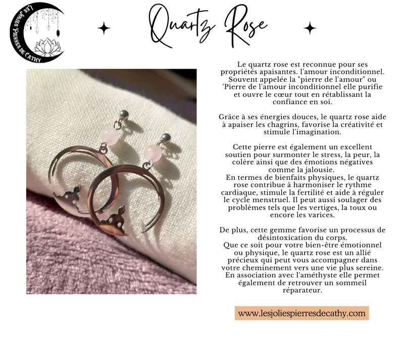 Boucle d'oreille "Méditation"