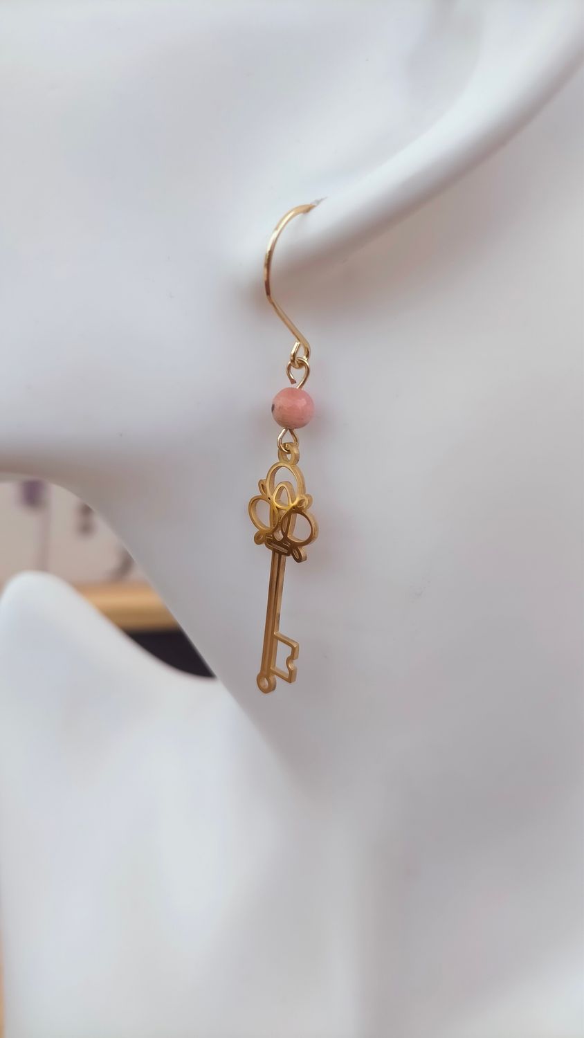 Boucle d&#39;oreille Clef