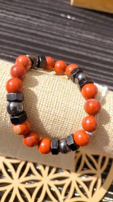 Hématite & Jaspe rouge