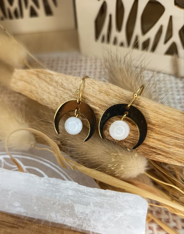 Boucle d'oreille Luna