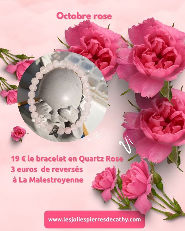 Bracelet Octobre Rose