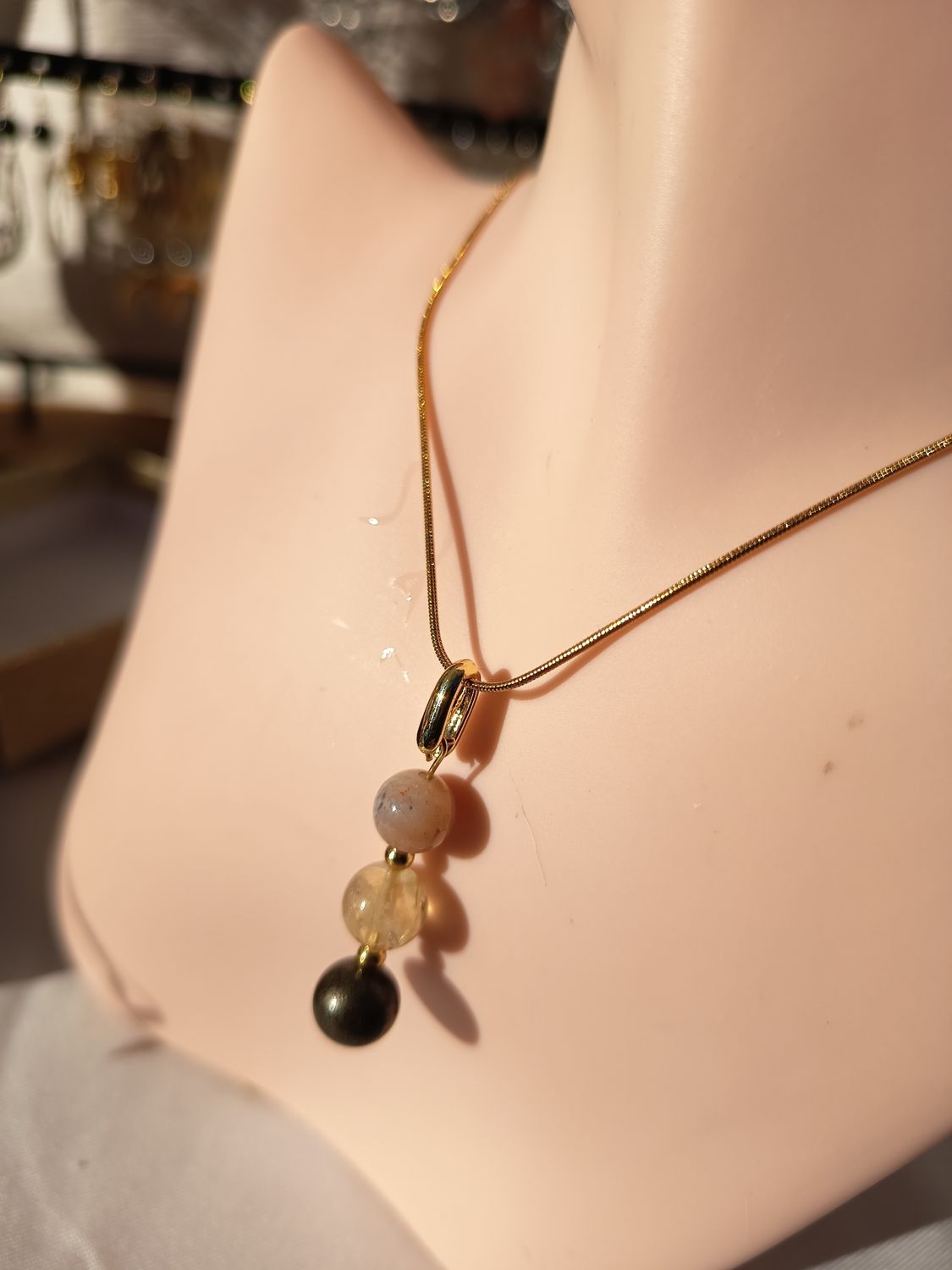 💛 Collier Chakra du Plexus Solaire 