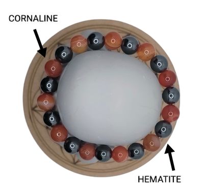 Cornaline &amp; Hématite