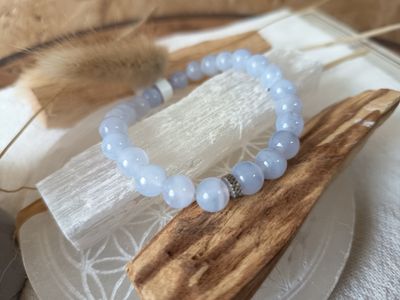 Calcédoine bleue 