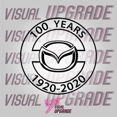 Mazda 100 years Decal