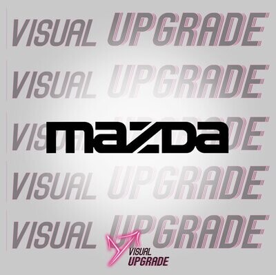 Mazda Sponsor Decal 2015