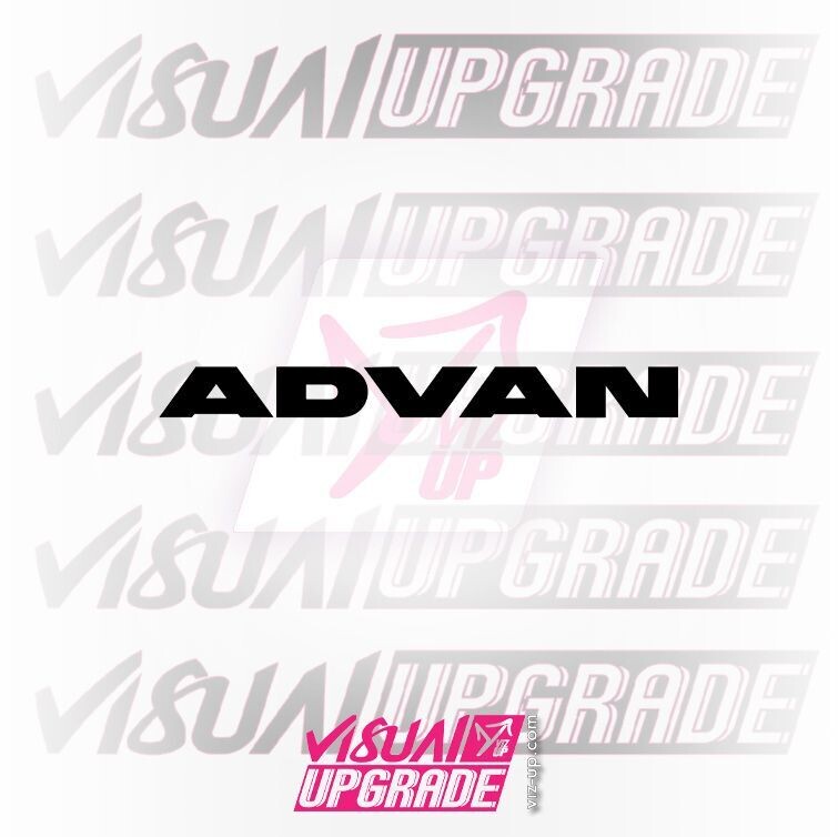 Advan sponsor sticker 1