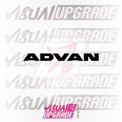 Advan sponsor sticker 1