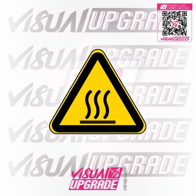 KIT | Safety signs | Hot surface X6