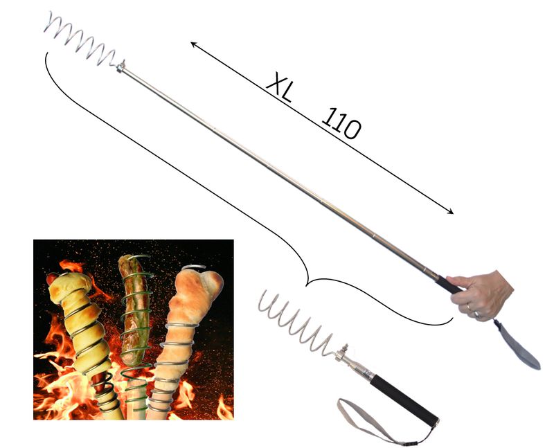 Grillstock Twisti  ausziehbar