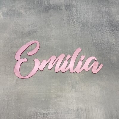 Namensschild aus Acryl, Personalisierter Schriftzug für Kinderzimmer 