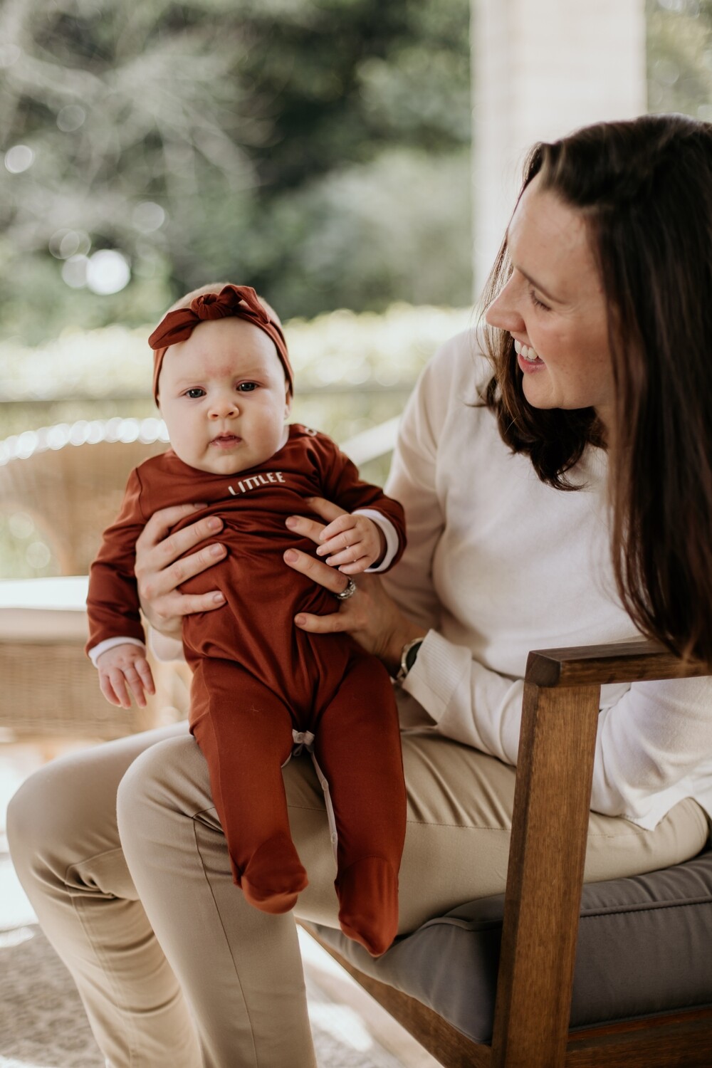 rust LITTLEE babygrow