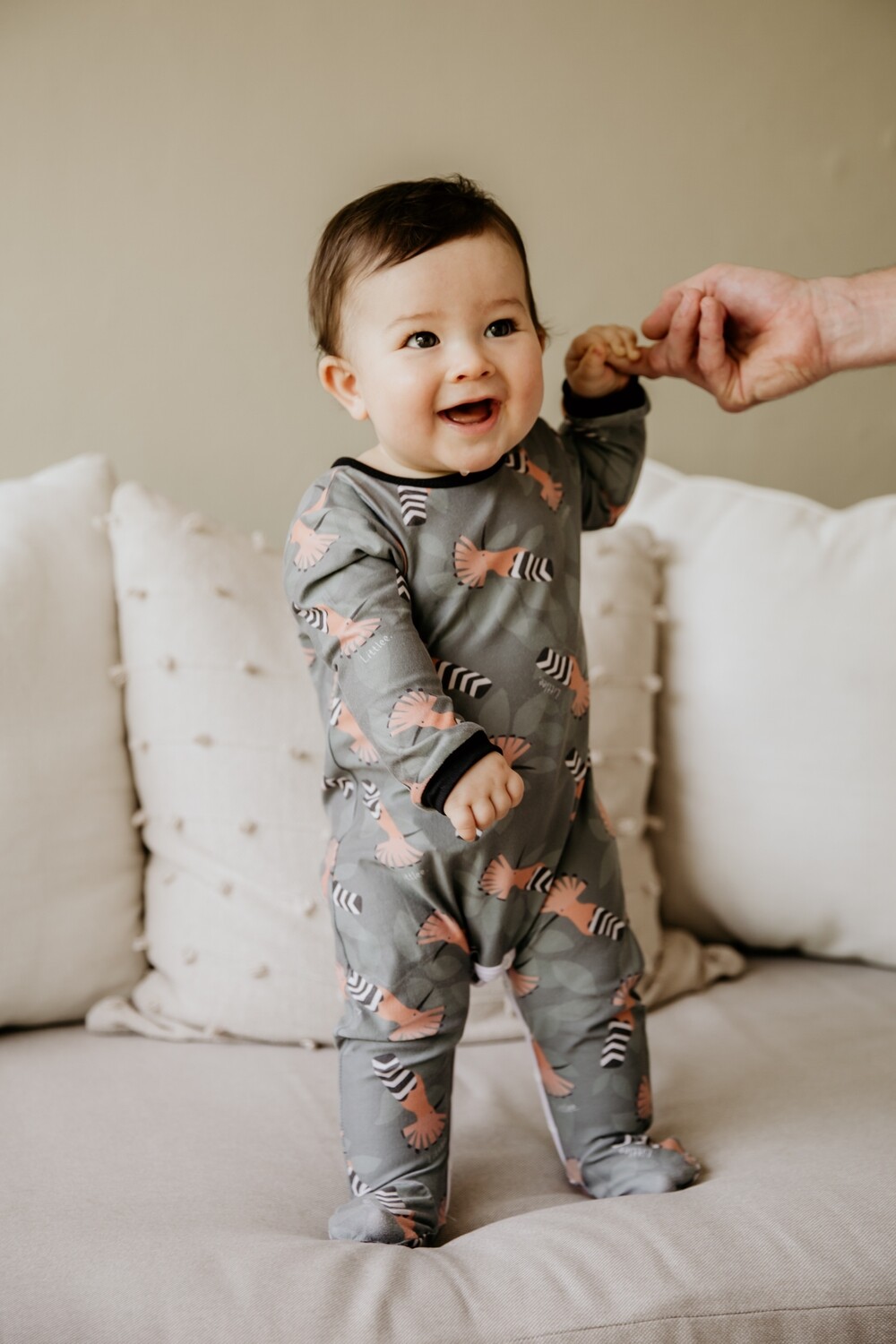 hoopoe babygrow