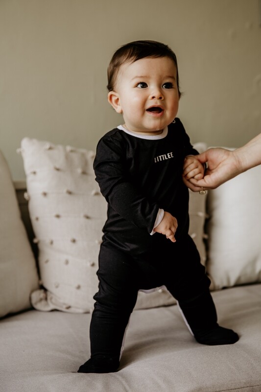 black babygrow