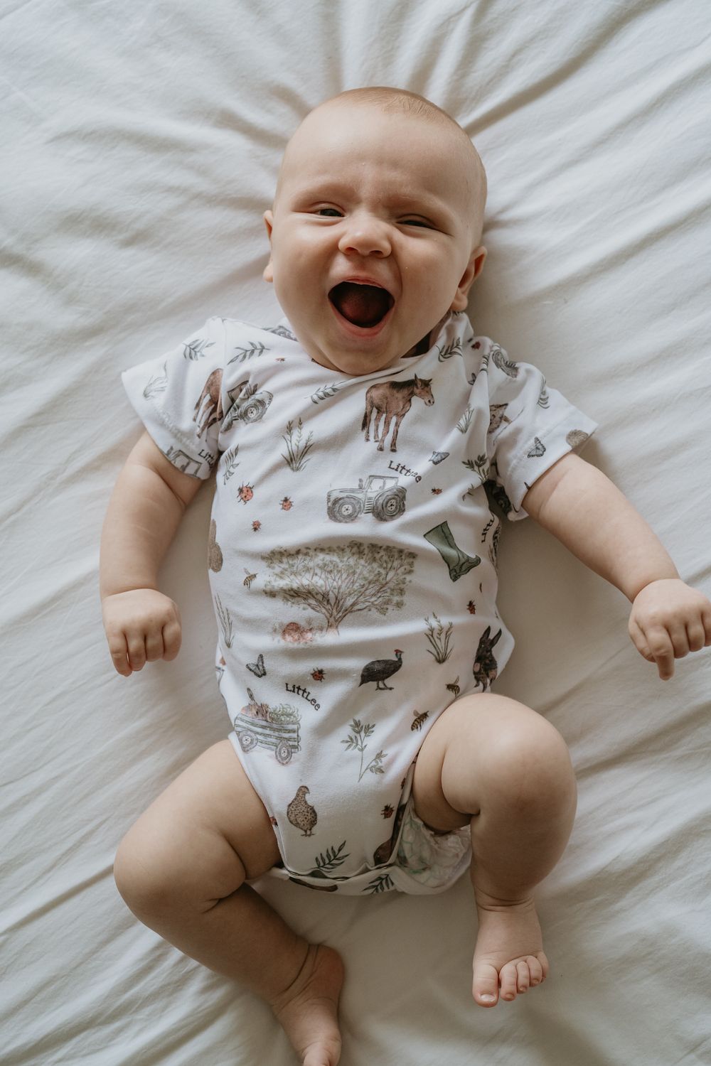 farm short sleeve bodysuit