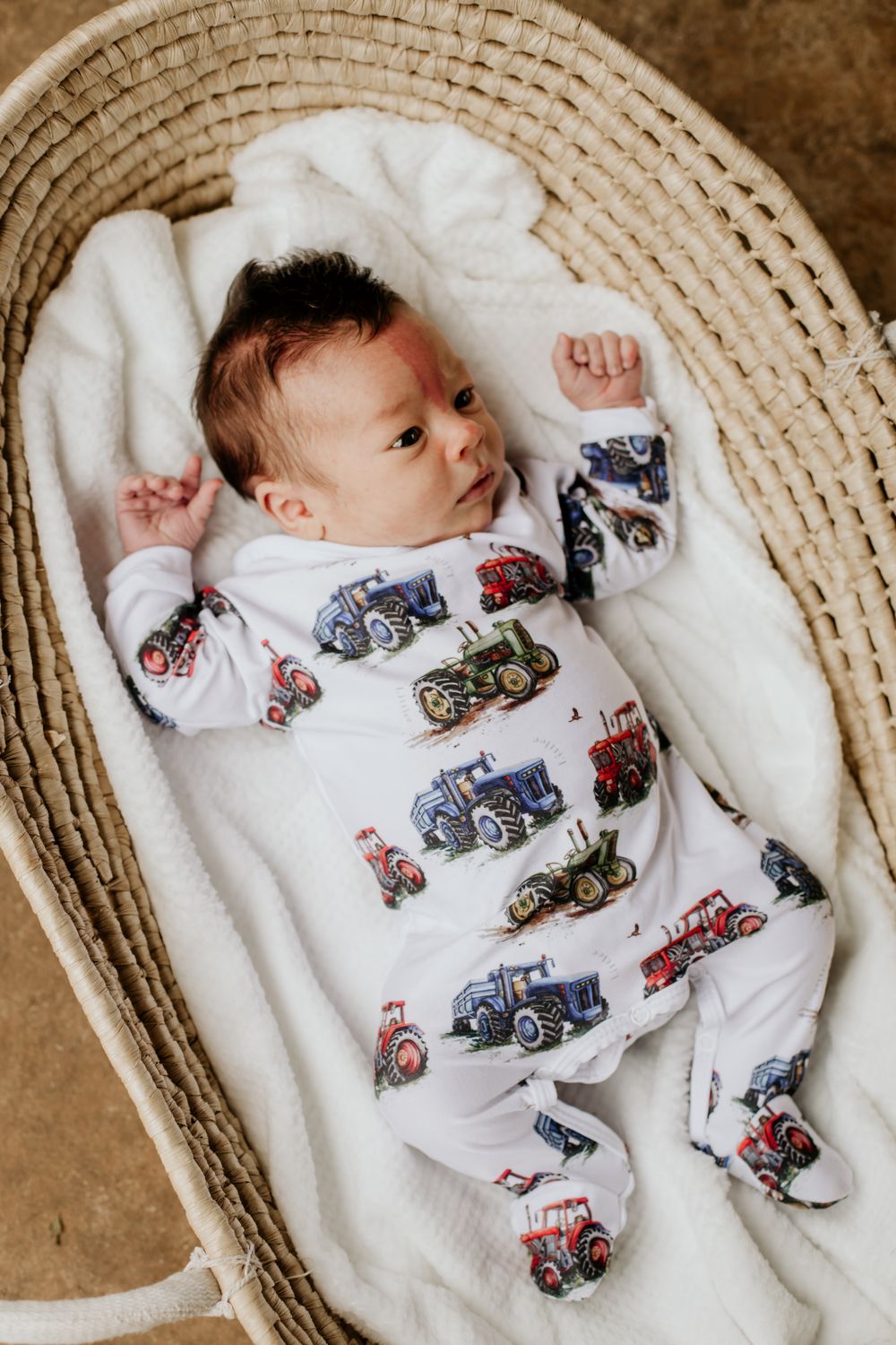 tractor babygrow