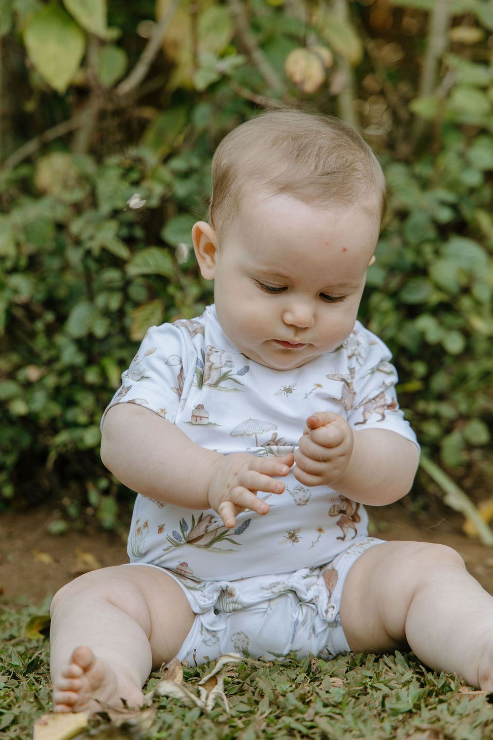 woodlands picnic romper