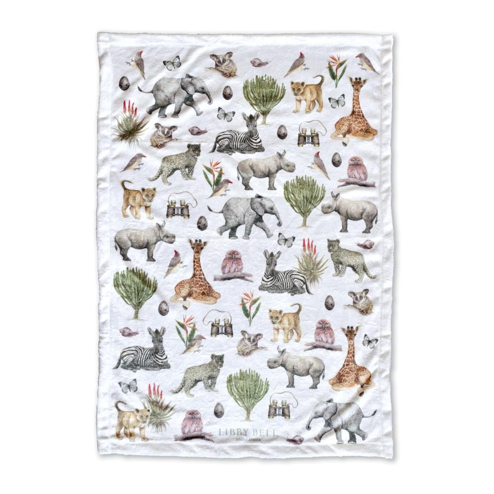Libby Bell Safari Sightings blanket