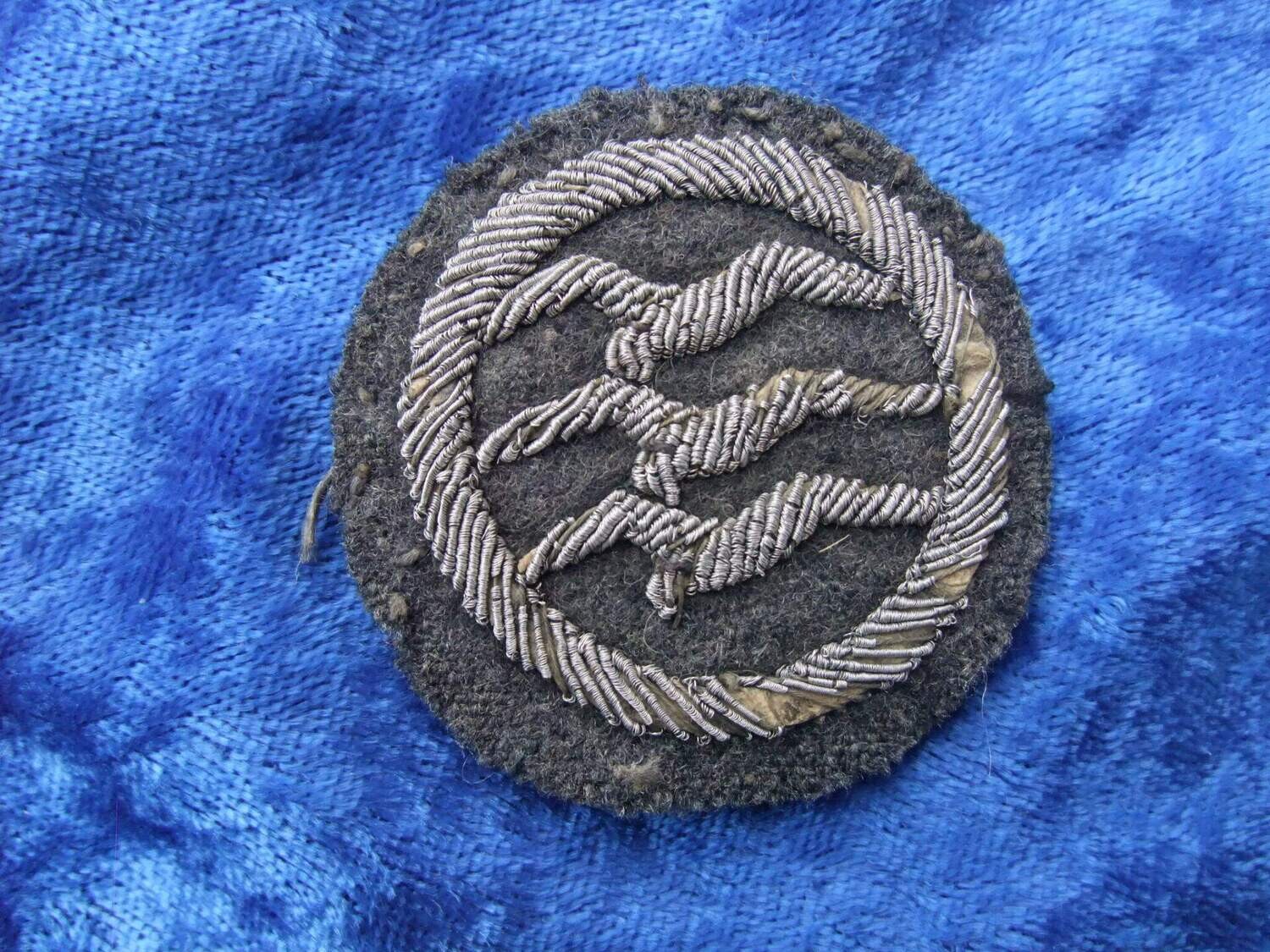 Luftwaffe Segelfliegerabzeichen Stufe C handgestickte Ausführung