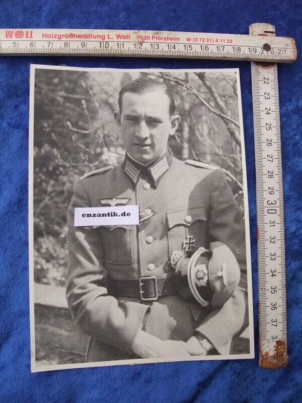 O24, Foto Portrait WH Offizier Josef Schweinbenz DKiG