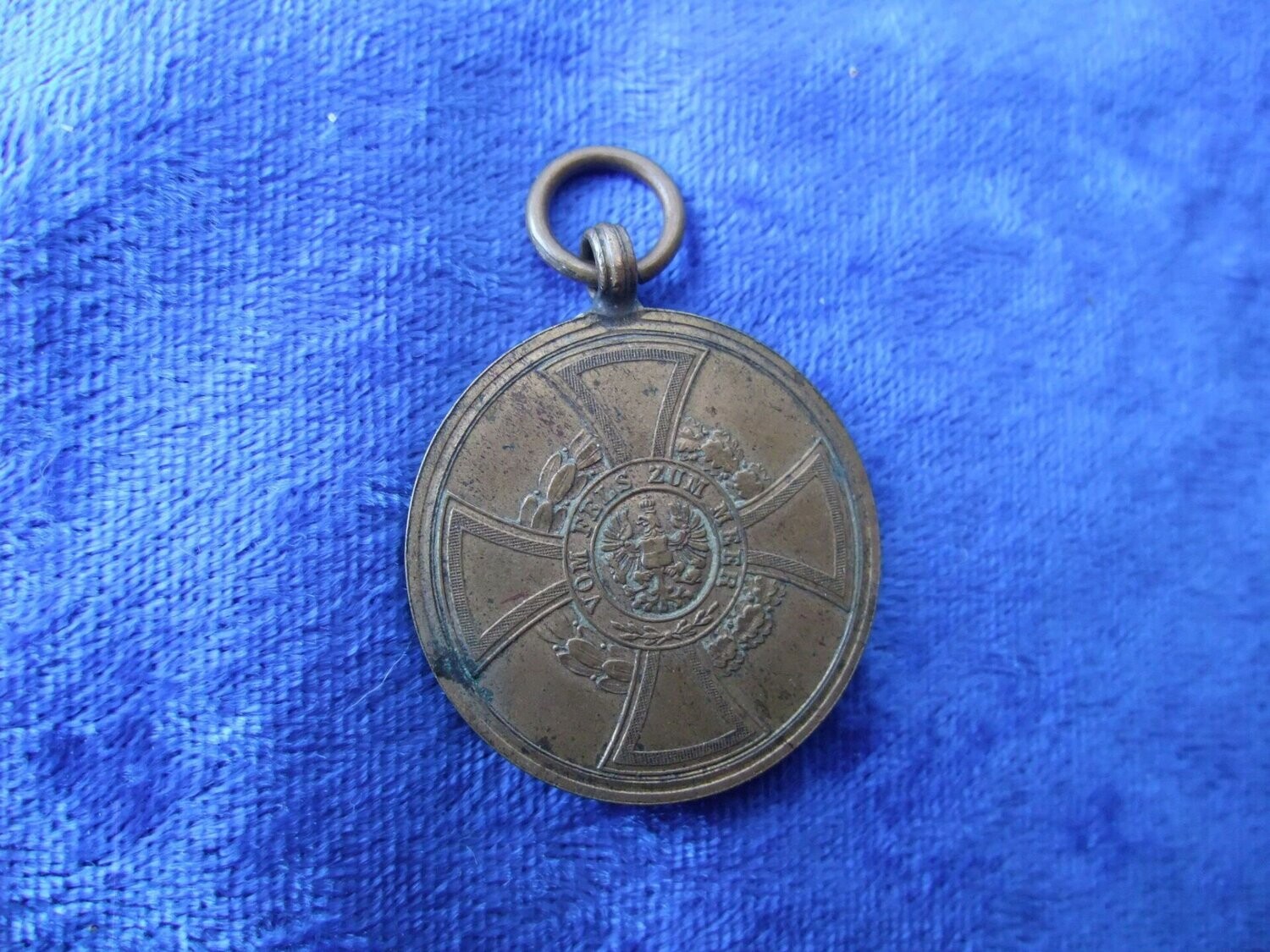 Preussen: Hohenzollern Denkmünze für Kämpfer 1848-1849.